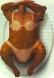 turkey in a bikini